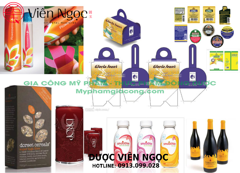 Bao bì nhãn hiệu cho sản phẩm
