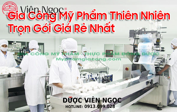 Giá thành gia sản xuất mỹ phẩm rẻ.